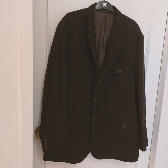 Tasso elba men sport coat size M wool blend - Picture 4 of 10